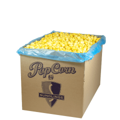 färdigpoppade cheddar popcorn från sundlings i 5 kg kartong