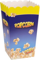popcornbägare 2,5 liter Popz blå/gul