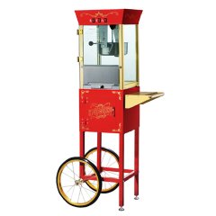 Popcornmaskin-8-oz-Röd-Great-Northern-Pop-corn-red-G-N-P-popcor-cart