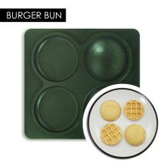 Multi-plates-jm-posner-Burger-bun-waffle
