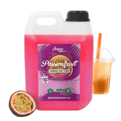 passionfruit premium fruit syrup bubble tea 2 liter the inspire food company