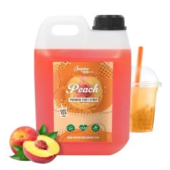 persika sirap 2 liter bubble tea the inspire food company