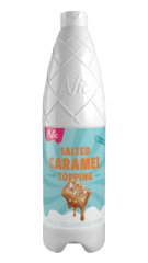 Salt karamell toppingsås - 0,9 liter. Nic. Passerat datum!
