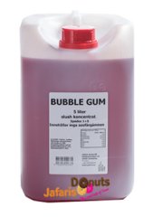 slush syrup slushmix bubble gum rosa bubblegum Jafaris 5 liter