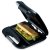smörgåsjärn CHSG110 svart öppen med grillad ciabatta med pesto, ruccola, tomat och mozzarella