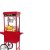 popcornmaskin med vagn röd