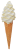 nic vit chokladsås på glass