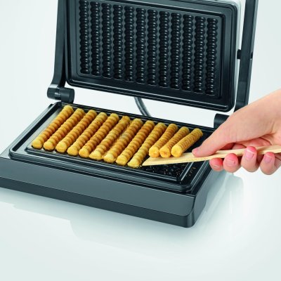 våffelpommes i waffle stick maker
