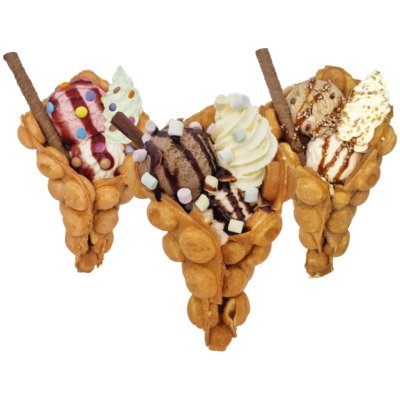 Belgisk våffelmix - Gluten- & laktosfri, 1 kg x 10 st. fee:kah