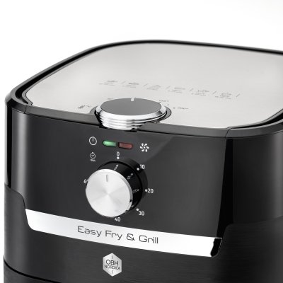 air fryer & grill svart 4,2 liter kontrollpanel