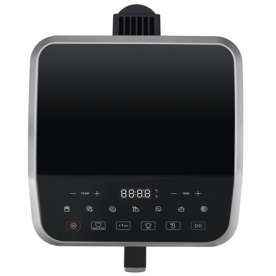 airfryer 5,2 liter k-series midea svart ovansida kontrollpanel