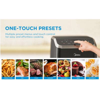 midea airfryer 5,2 liter k-series one touch presents
