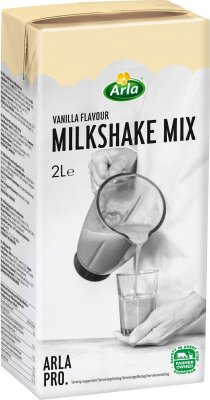 Milkshakemix - 4%, 2 liter x 6 st. Arla Pro