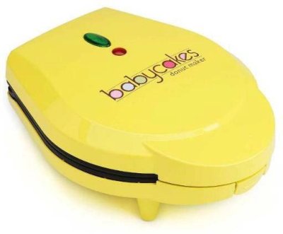 Babycakes donutmaker yellow