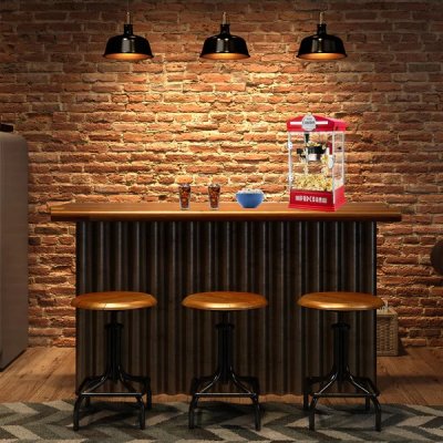 Big Bambino Popcornmaskin skala Röd på bänkskiva 4oz Retro