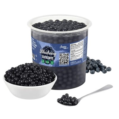 blåbär popping fruit boba 3,2kg the inspire food company