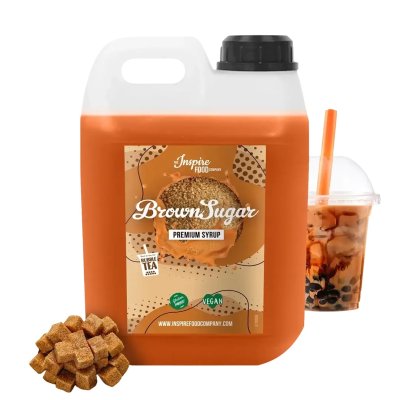 brun sockersirap bubble tea 2 liter the inspire food company