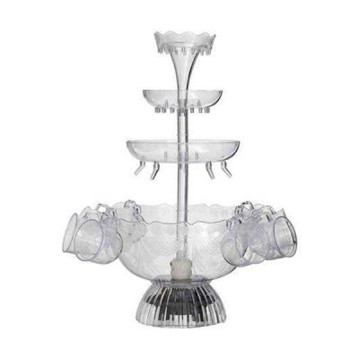 Champagnefontän att hyra 6 glas