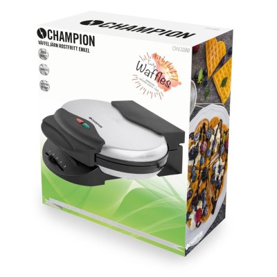 Single-Waffle-Maker-CHVJ200-Champion-våffel-järn