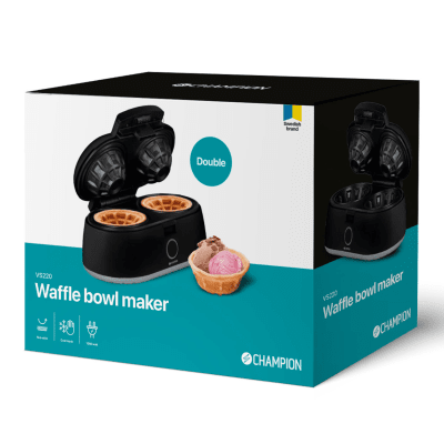 Waffle bowl maker double Champion VS220 kartong