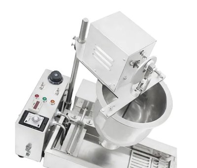 donutmaskin detaljer rostfritt stål