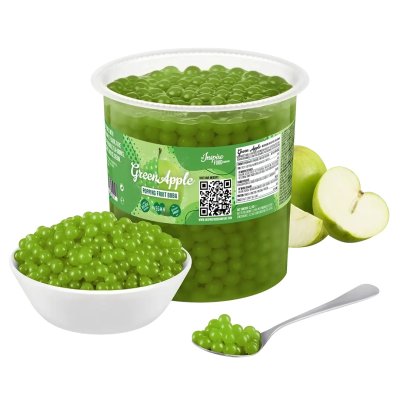 green apple popping boba 3,2 kg the inspire food company