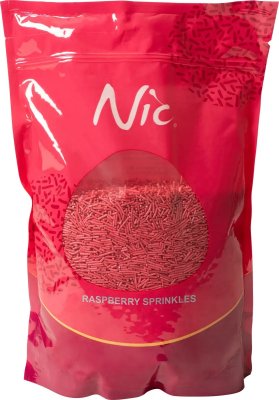 Strössel - Hallon, 1 kg. Nic. Passerat datum!