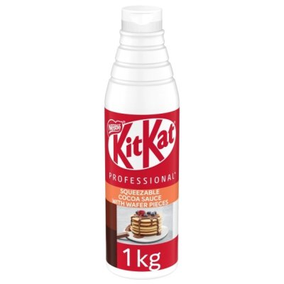 kitkat kakaosås med våffelbitar 1 kg flaska 13700972