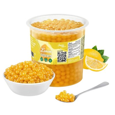 lemon popping fruit boba 3,2 kg the inspire food company