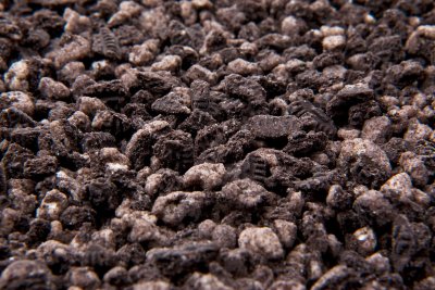 krossade oreos närbild