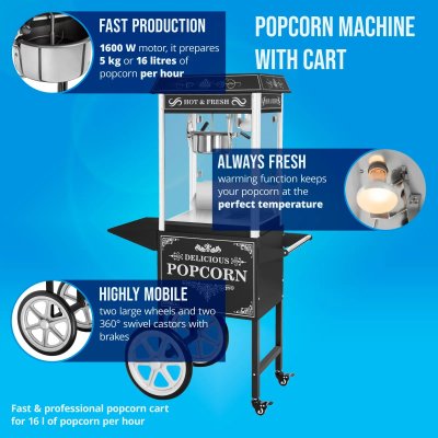 popcornmaskin RCPW.16.2 egenskaper