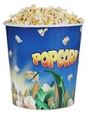 Popcornbägare 3,8 liter rund 10 stycken Popz