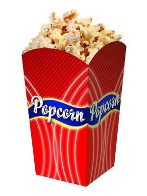 Popcornbägare 1,4 liter fin design köp 10 st