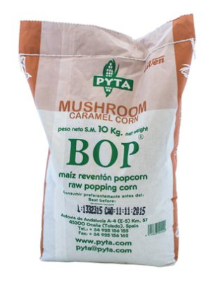 popcornmajs-mushroom-Popcornkärnor-BOP-PYTA-caramel-corn-Liven-Agro