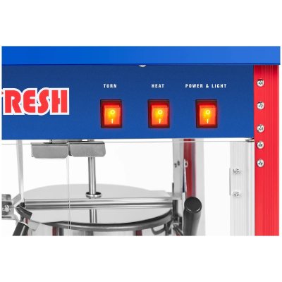 Popcornmaskin - Röd & Blå, USA. Royal Catering