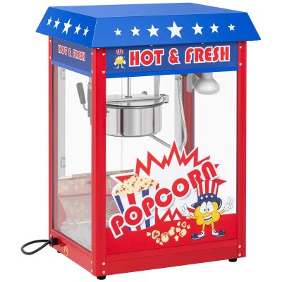 Popcornmaskin - Röd & Blå, USA. Royal Catering