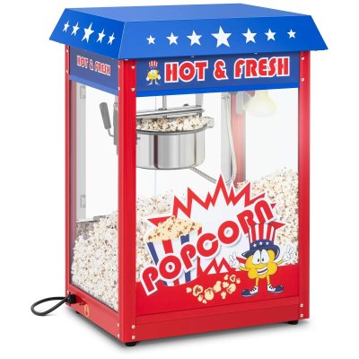 Popcornmaskin - Röd & Blå, USA. Royal Catering