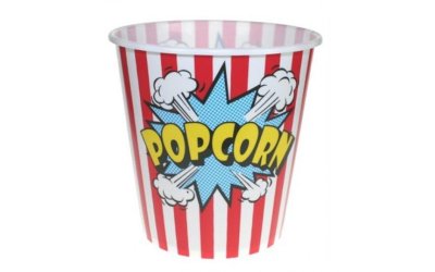 Popcornskål comic plast