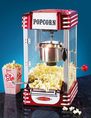retro popcorn