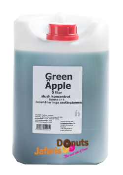 slush syrup green apple äpple mix koncentrat 5 liter
