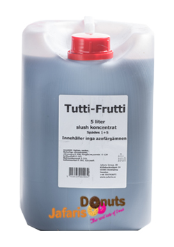 slush syrup tutti-frutti mix koncentrat 5 liter