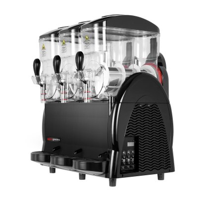 Slushmaskin - Svart, 3 x 12 liter. 