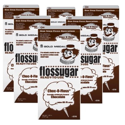 Storpack-socker till sockervadd choklad choc o floss
