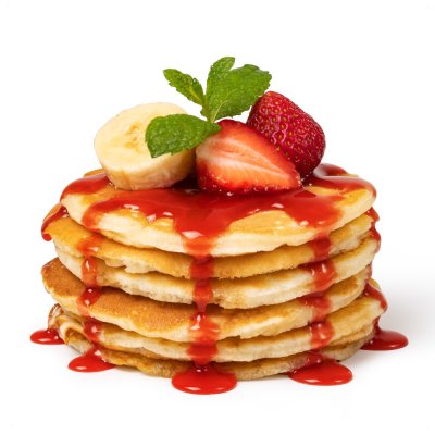 pancakes strawberry topping sephra