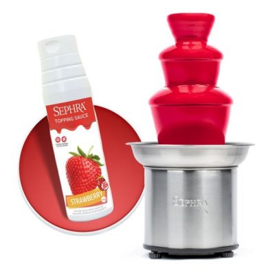 Jordgubbstopping röd Sephra chokladfontän