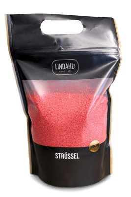 jordgubb strössel 1 kg lindahls 530 012 påse