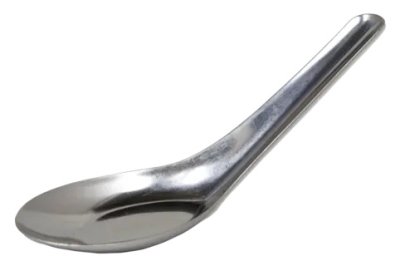 Strösselsked - Rostfri, 12 st. Zebra