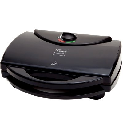 Våffeljärn Nobless 606.6 Åviken svart stängd indikatorlampor termostat